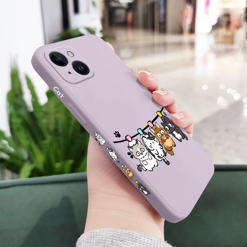 Silicone Cat iPhone Case