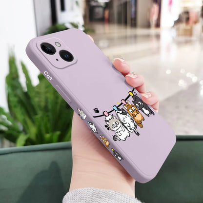 Silicone Cat iPhone Case