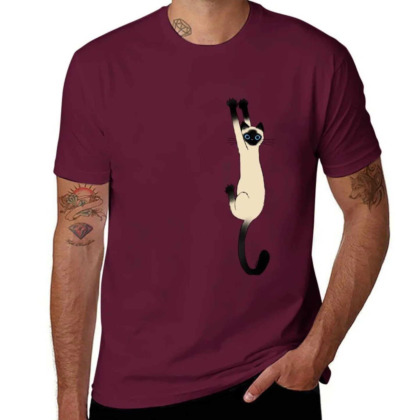 Siamese Cat Theme T-Shirt