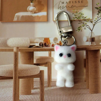 Pendentif porte-clés chaton