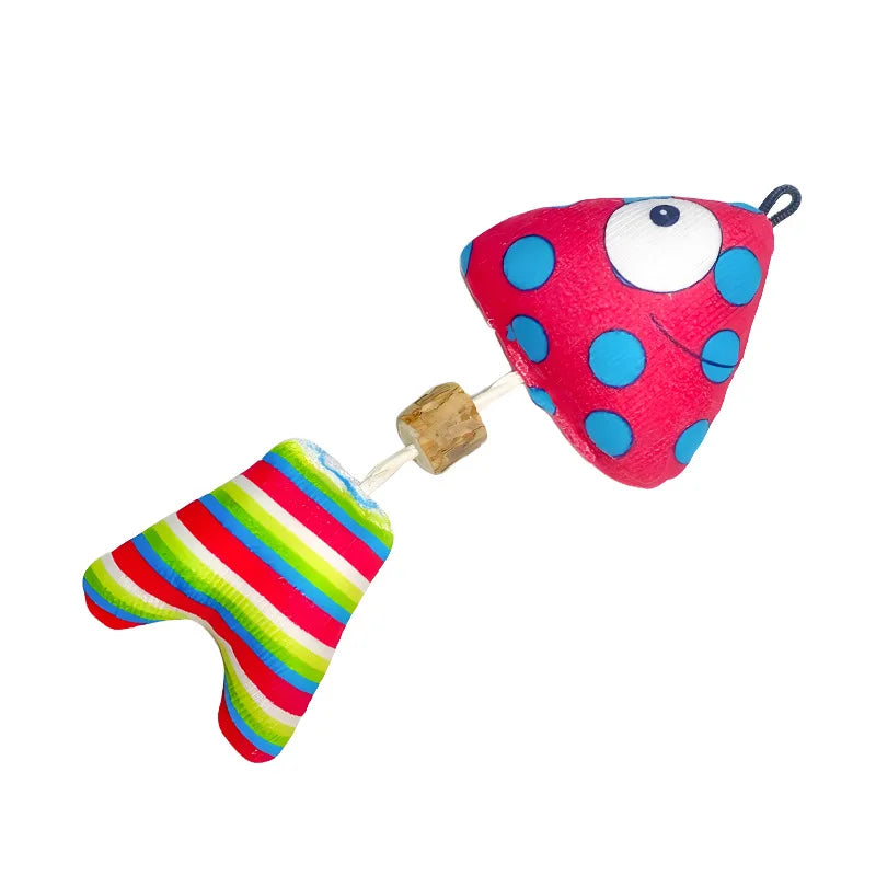 Fish Cartoon Plush Grinding Rod Cat Toy
