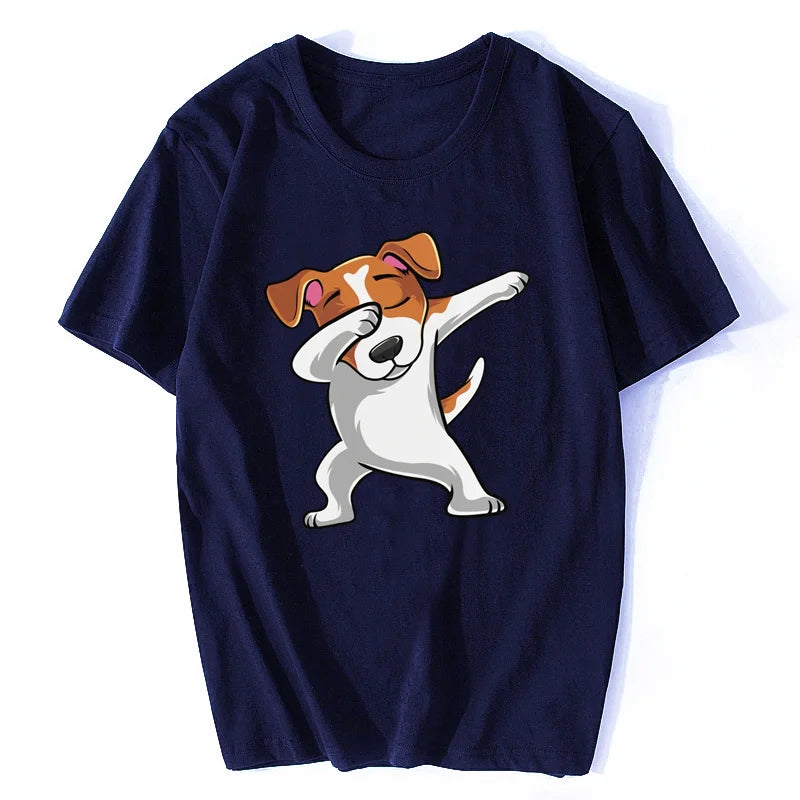 Dabbing Jack Russell T-Shirt