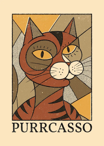 Cat Vintage Poster Tarot