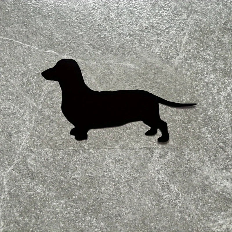 Dachshund Silhouette Car Decal