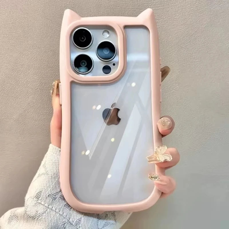 Cute Cat Ear iPhone Case