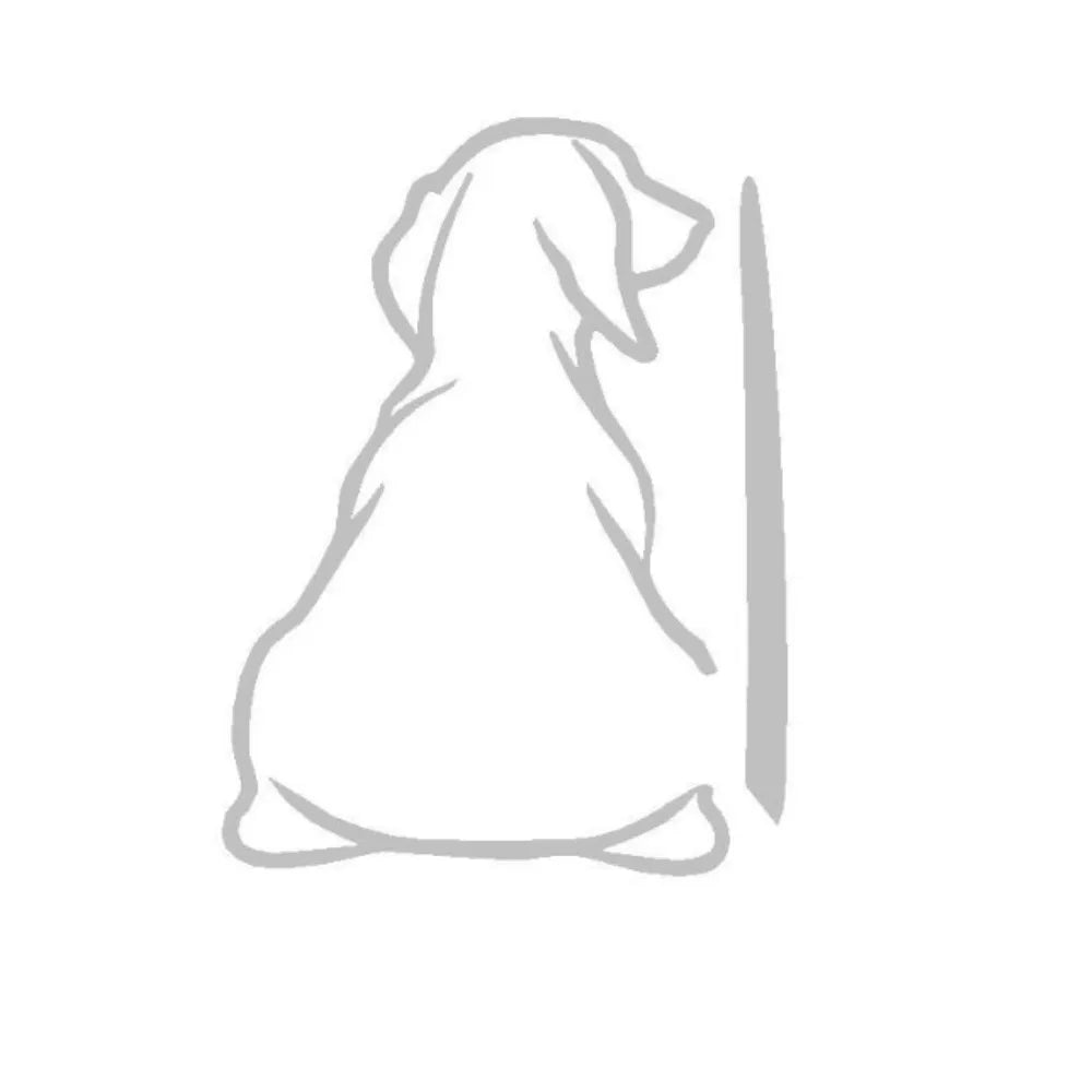 Dog Rear-Window Wiper Vinyl Decal