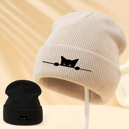 Mèo len dệt kim ấm áp