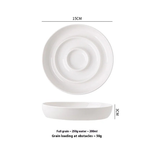 Ceramic Pet Slow-Feed Bowl