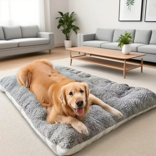 Cama de pelúcia para animais de estimação