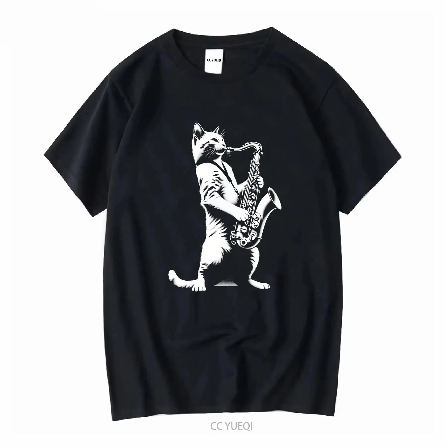 Cat Playing Saxophone Shirt