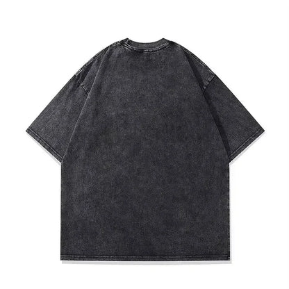 Cat Cigar Meme Washed T-Shirt