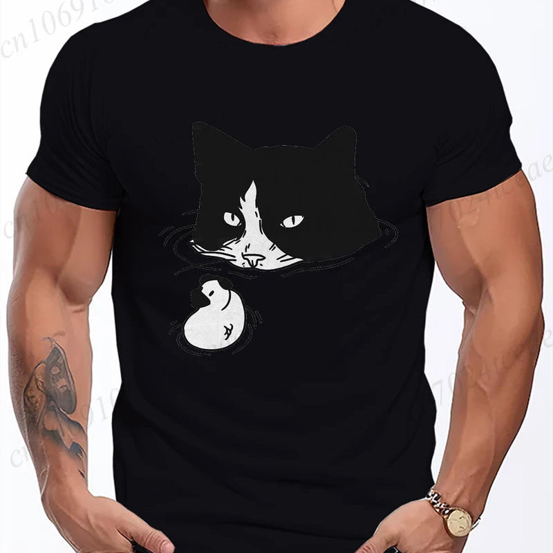 Cat in the Bath Shirt