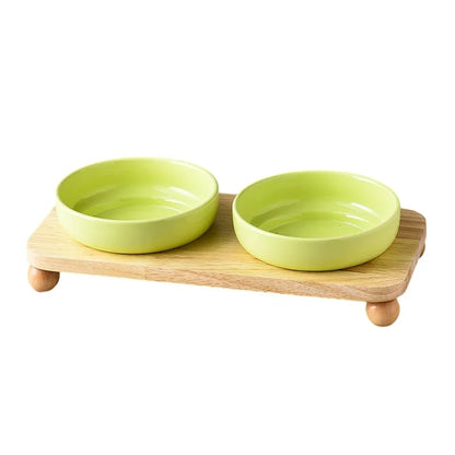 2-in-1-Keramik-Erhöhungsnapf
