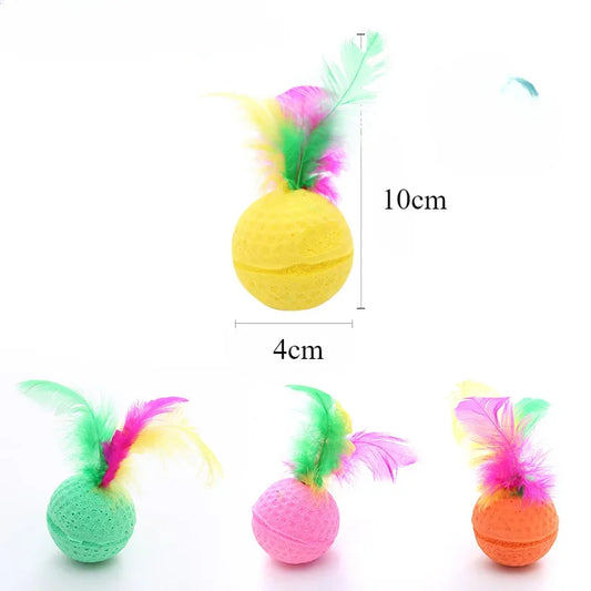 Cat Toy Foam Ball Interactive