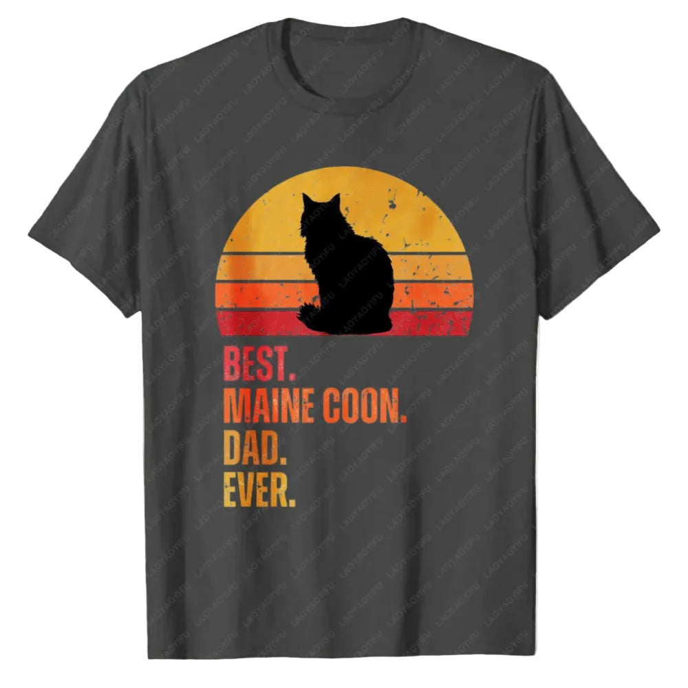 Maine Coon Dad Graphic Shirt