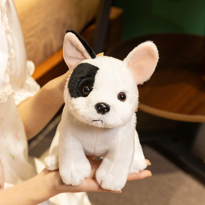 White French Bulldog Plush Toy