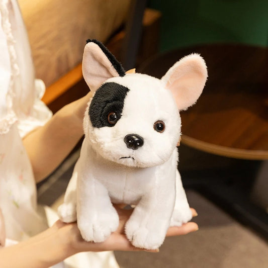 White French Bulldog Plush Toy
