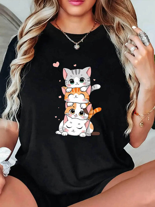 Cute Cartoon Cats Shirt