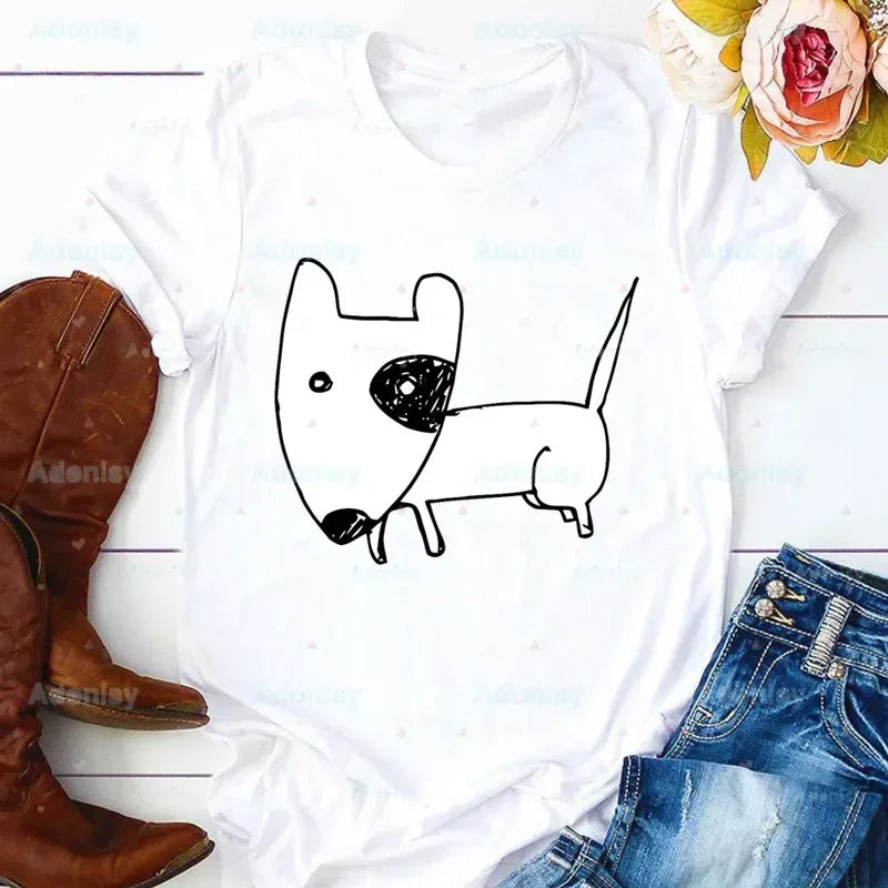 Bull Terrier Artistic Collection T-Shirt
